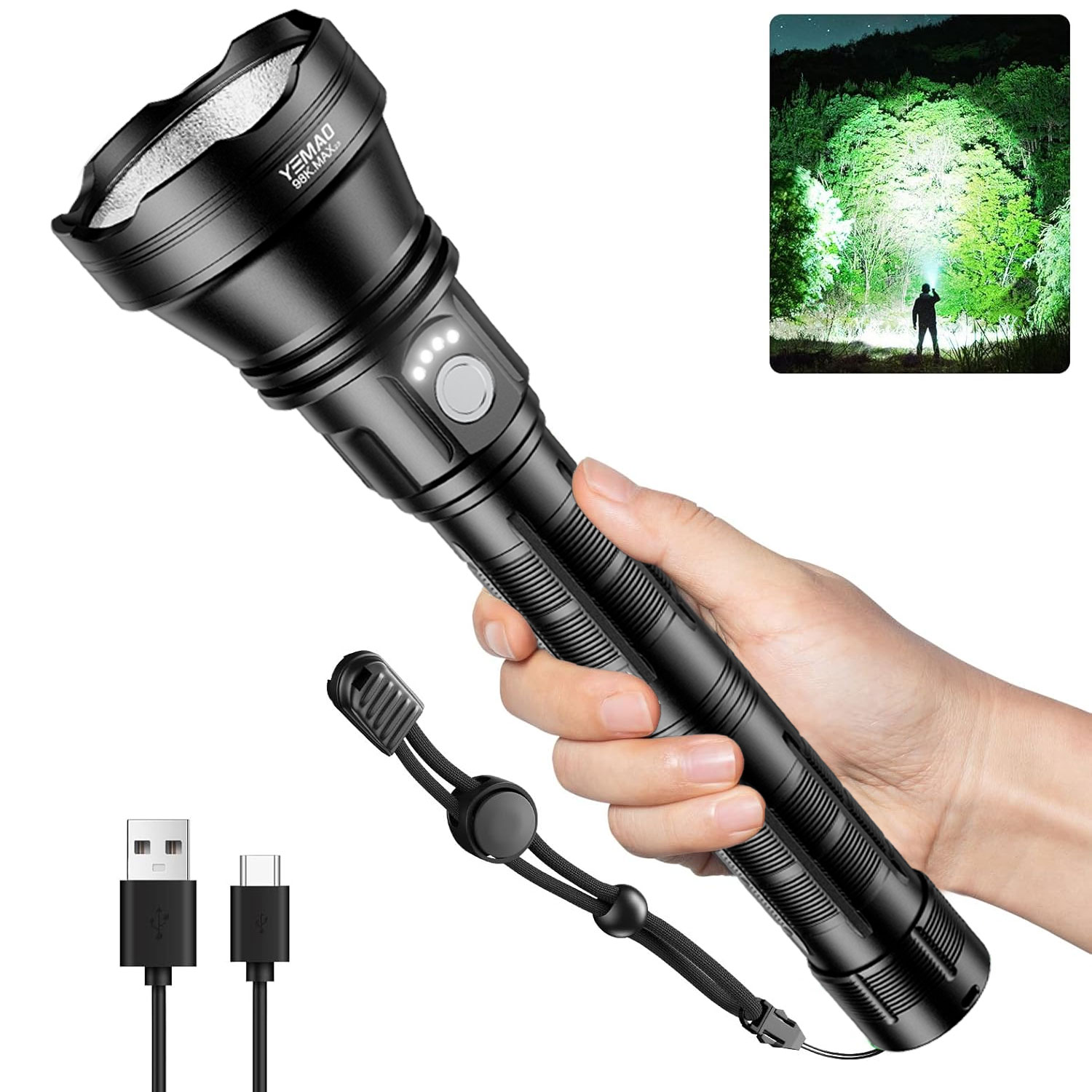 Outdoor Adventure Trips - YM-98K 2.0 PROMAX 5200LM Super Bright