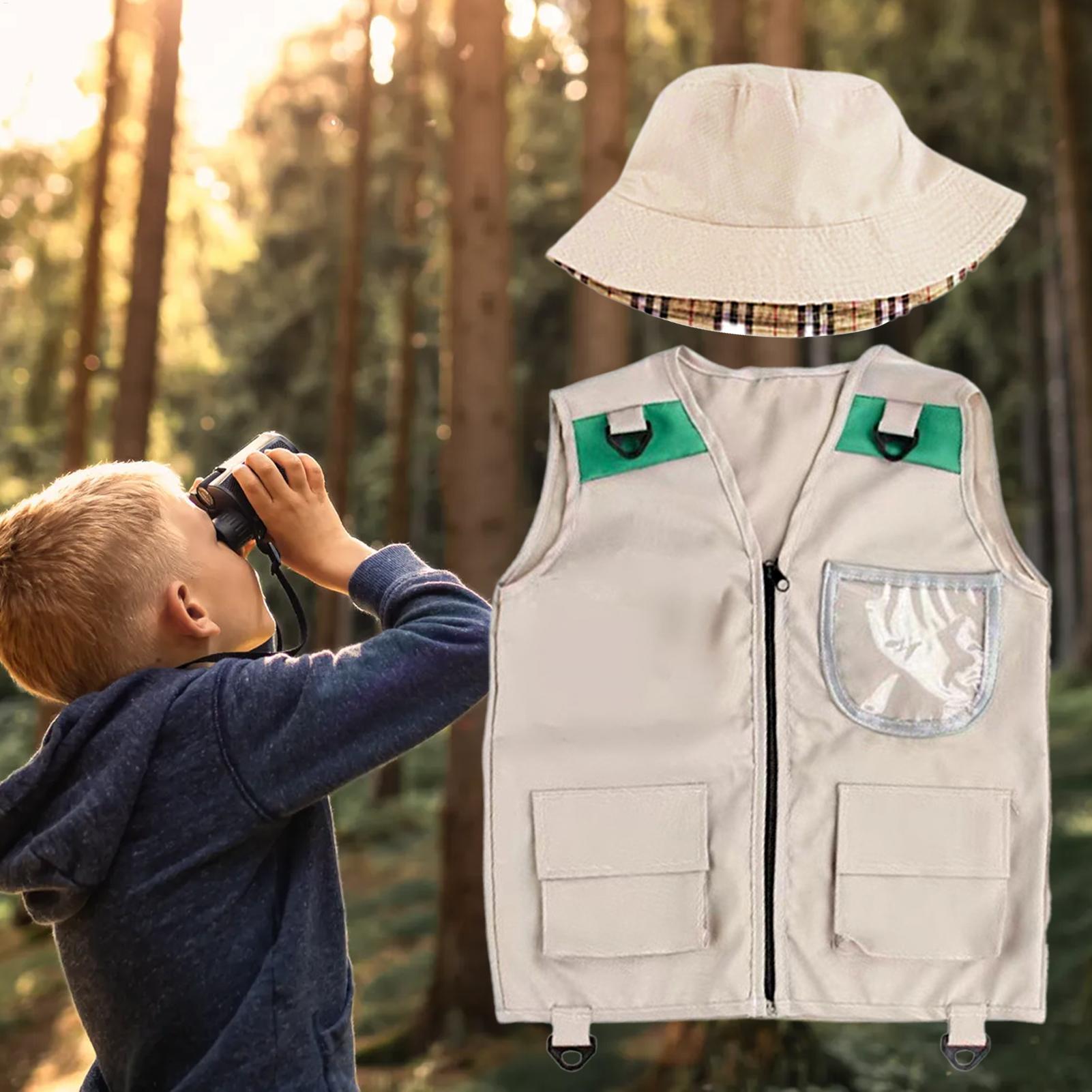 Kids Explorer Vest and Hat Cos - Outdoor Adventure Kit For Boys のレビューと価格