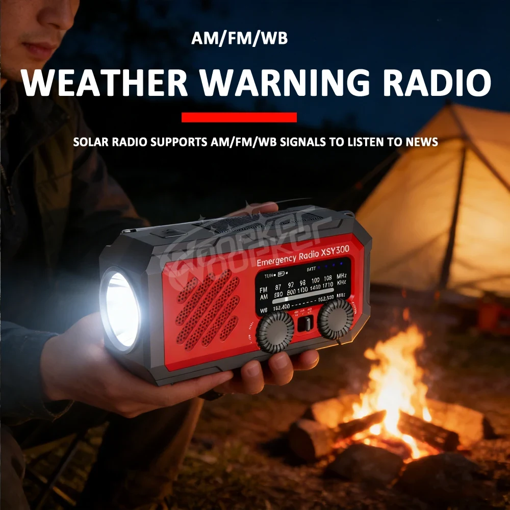 WOOPKER portable radio Solar H - Emergency Radio Solar のレビューと価格