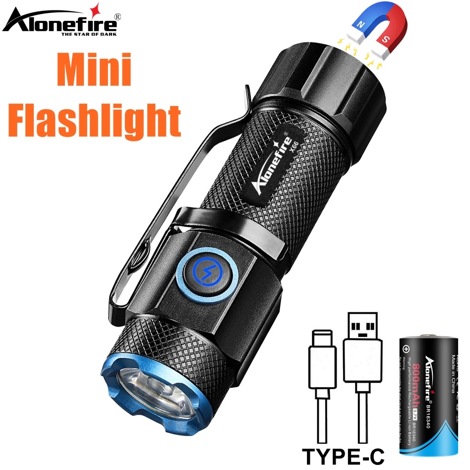 6500K Mini Flashlight High Bri - Outdoor Adventure With No Backpack のレビューと価格