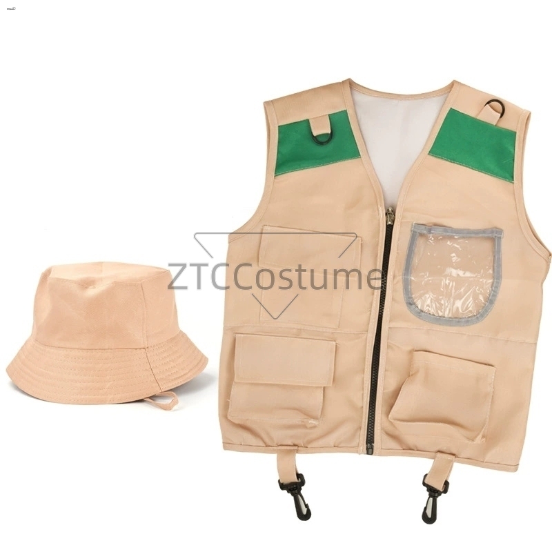 Kids Explorer Vest and Hat Cos - Outdoor Adventure Kit For Boys のレビューと価格
