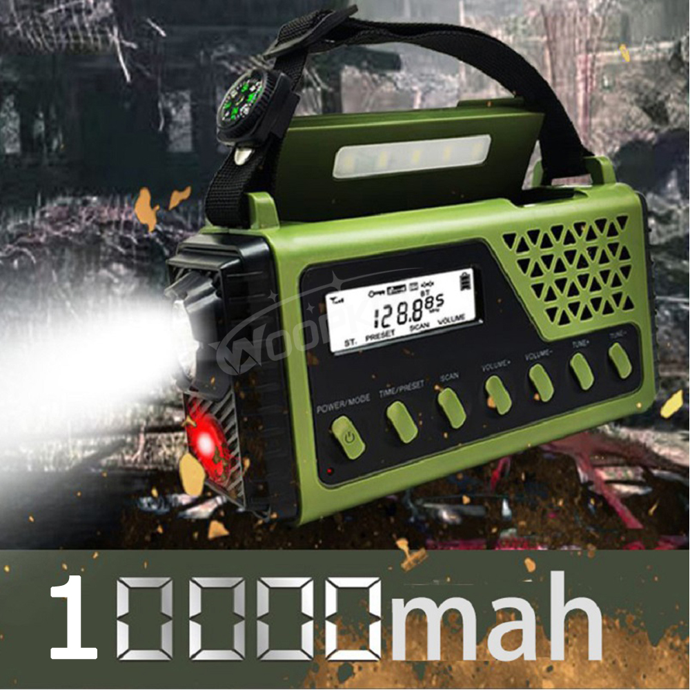Woopker Radio SY-1199 10000mAh - Emergency Radio Solar のレビューと価格