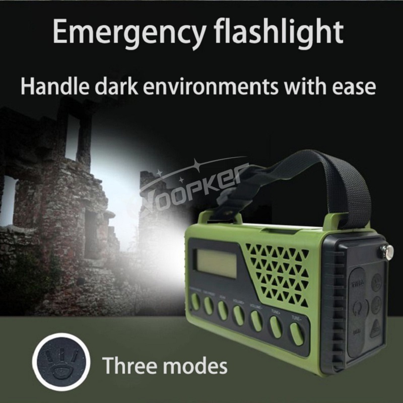 Woopker Radio SY-1199 10000mAh - Emergency Radio Solar のレビューと価格