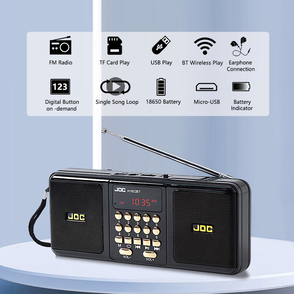 Portable Stereo FM Radio Wirel - Emergency Radio Solar のレビューと価格