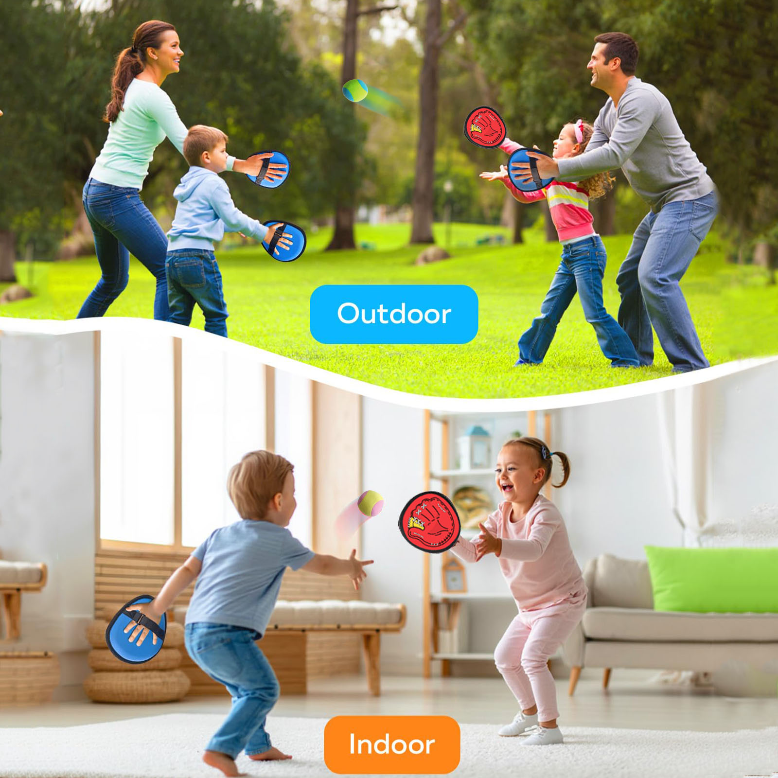 4Set Kids Sucker Sticky Ball T - Outdoor Adventure Game のレビューと価格