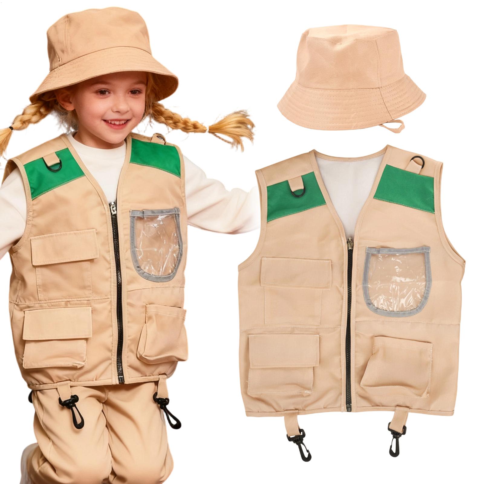 Kids Explorer Vest and Hat Cos - Outdoor Adventure Kit For Boys のレビューと価格
