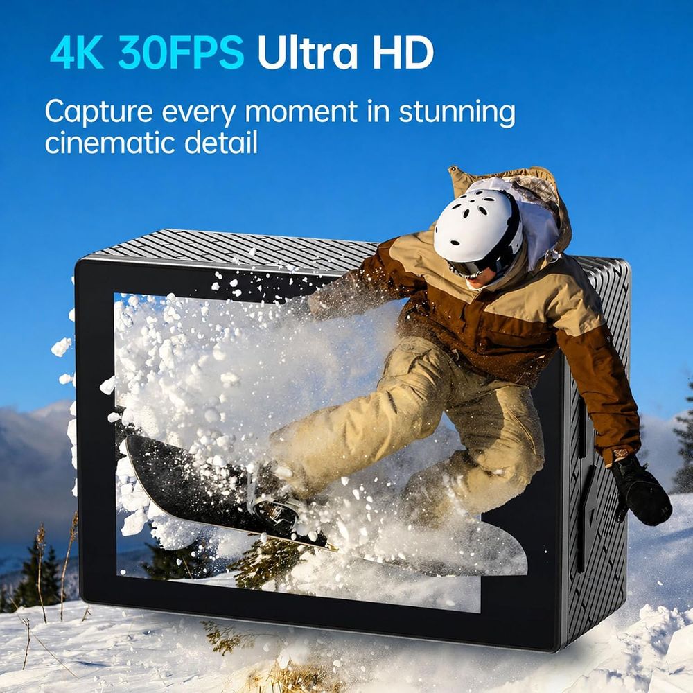 4K Waterproof Action Camera 20 - Outdoor Adventure Video のレビューと価格