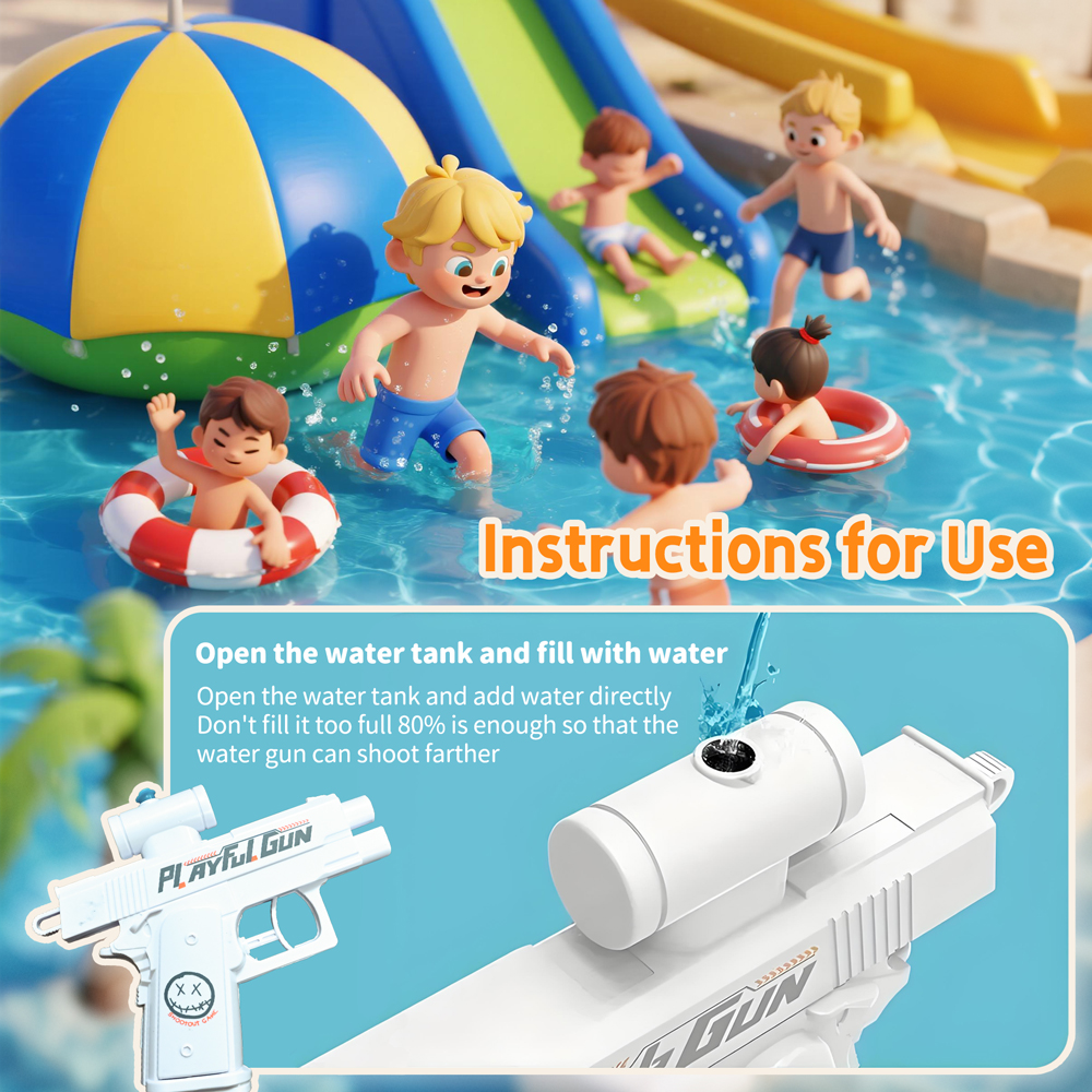 Summer Two-Way Water Gun Prank - Outdoor Adventure Game のレビューと価格