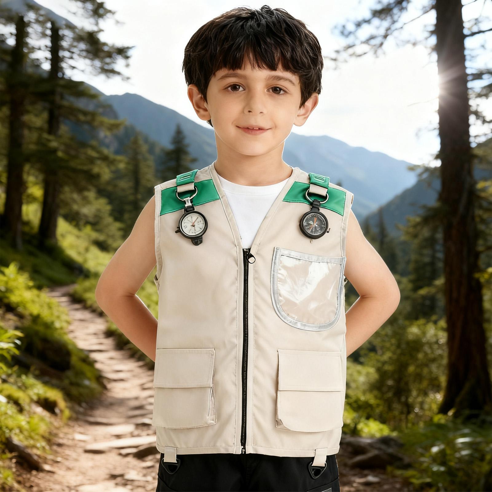 Kids Explorer Vest Costume Saf - Outdoor Adventure Kit For Boys のレビューと価格