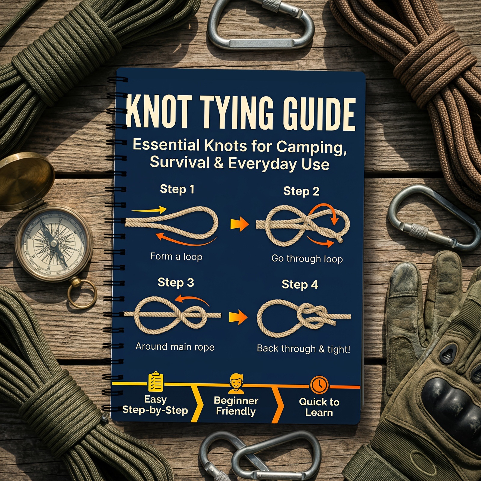 Outdoor Survival Knots StepbyS - Outdoor Adventure For Adults のレビューと価格