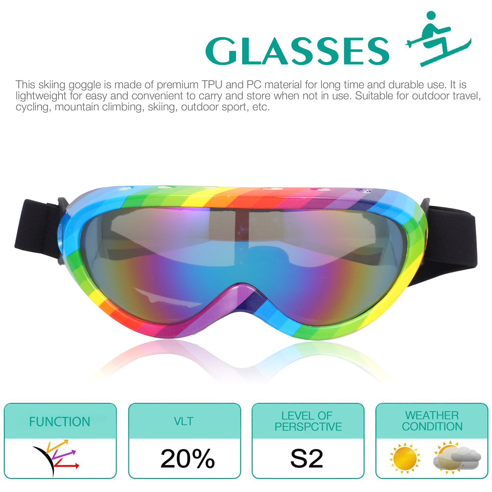 1Pair Sports Goggles Outdoor A - Outdoor Adventure Ideas のレビューと価格