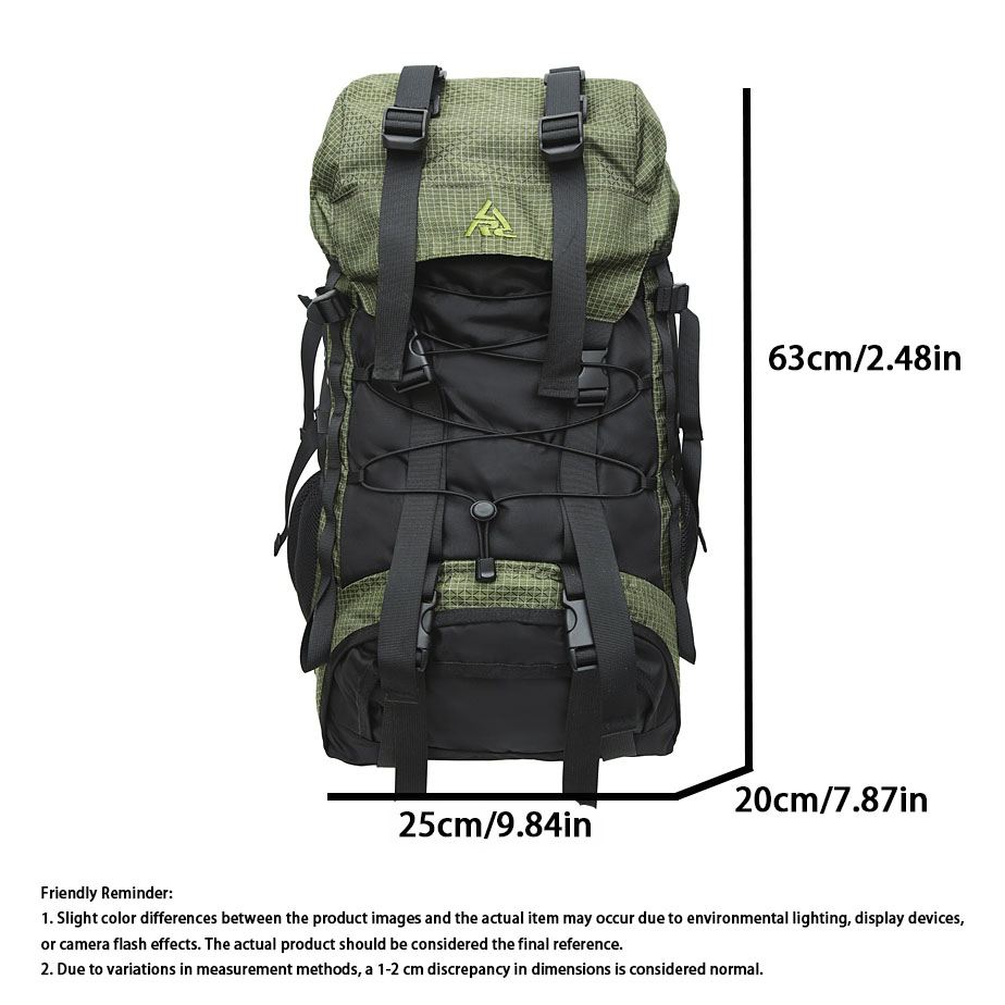 55L Outdoor Mountaineering Bac - Outdoor Adventure With No Backpack のレビューと価格