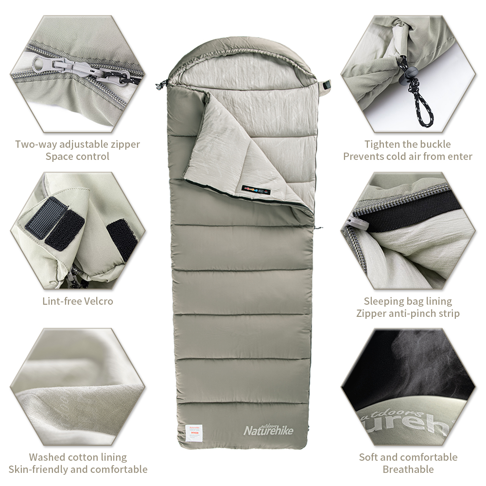 Naturehike M180 Sleeping Bag U - Outdoor Adventure Trips のレビューと価格