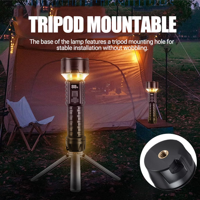 COB LED Flashlight Rechargeabl - Outdoor Adventure Trips のレビューと価格
