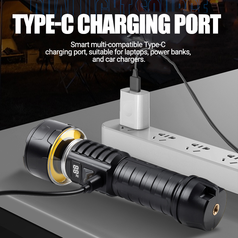 COB LED Flashlight Rechargeabl - Outdoor Adventure Trips のレビューと価格