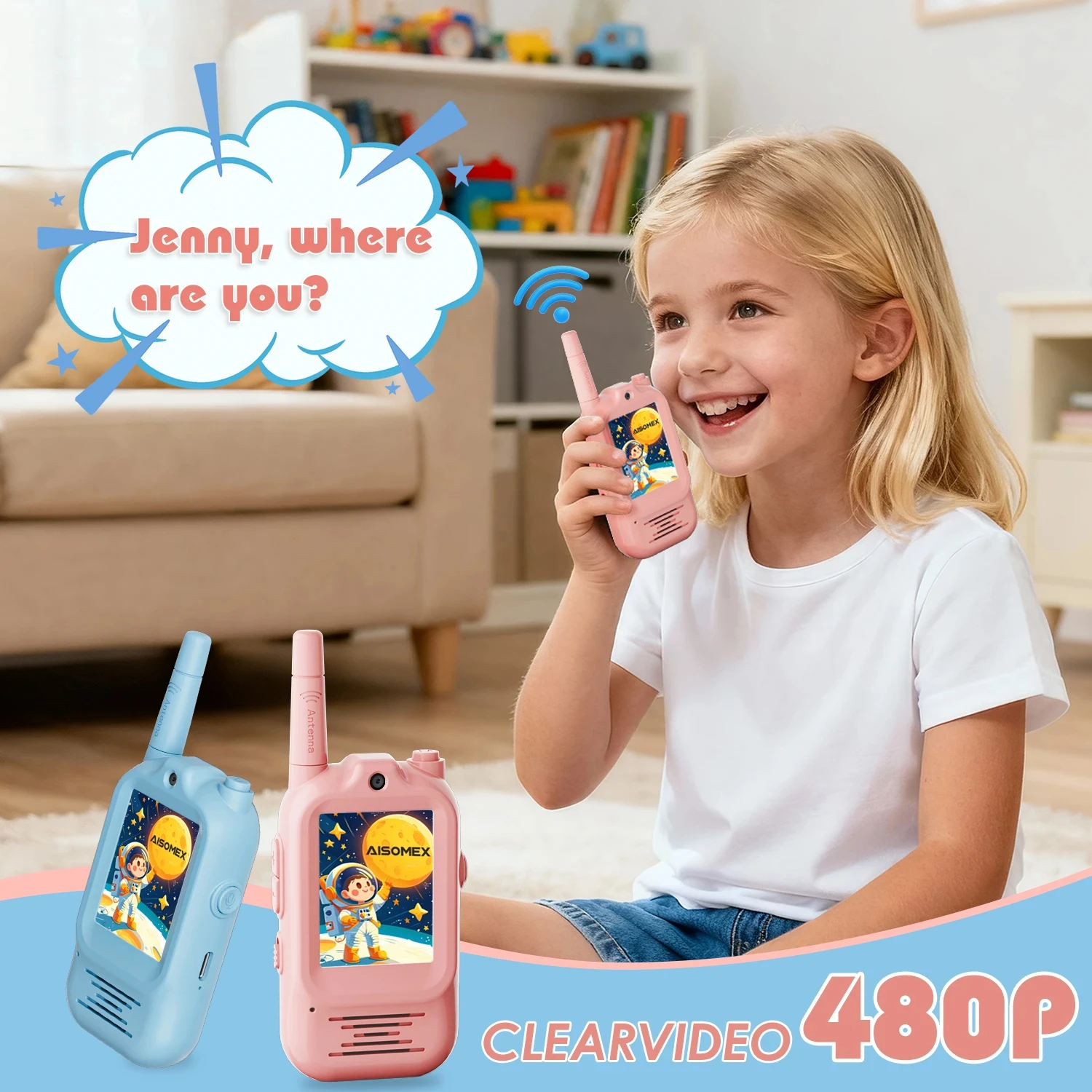 2pcs Kids Video Walkie Talkie  - Outdoor Adventure Video のレビューと価格
