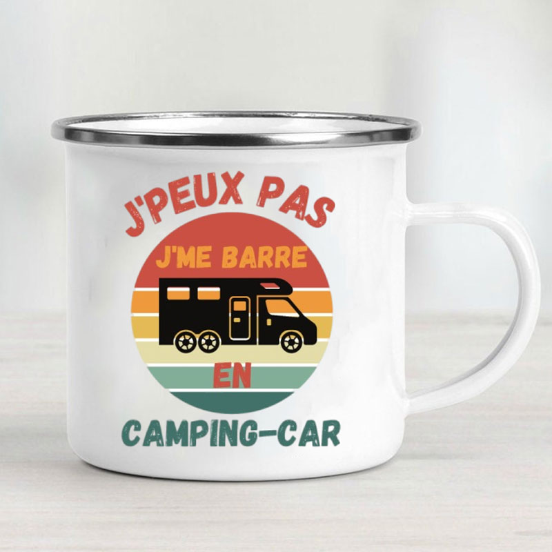 Camping Car Enamel Mug Adventu - Outdoor Adventure Ideas のレビューと価格
