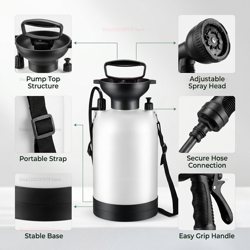 Portable Camping Shower 5L Man - Outdoor Adventure Trips のレビューと価格