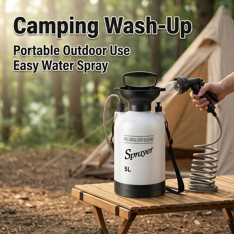 Portable Camping Shower 5L Man - Outdoor Adventure Trips のレビューと価格