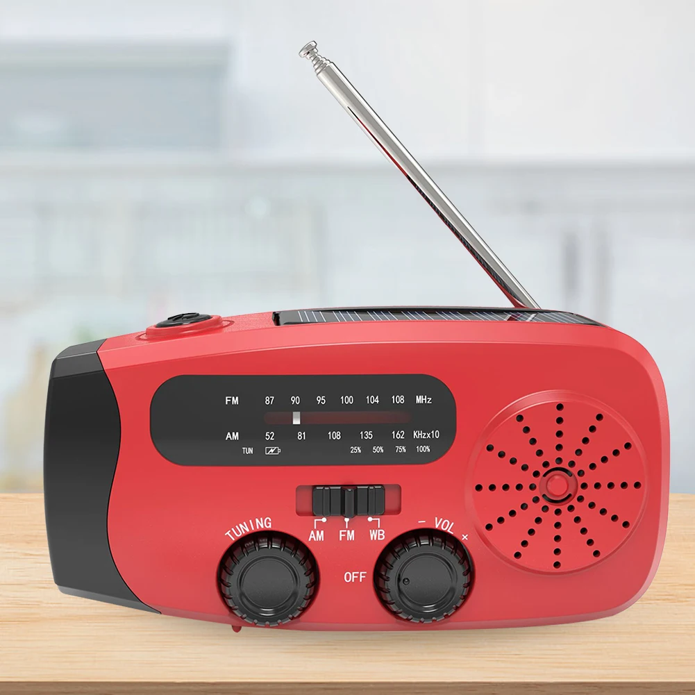 Portable Emergency Crank Radio - Emergency Radio Solar のレビューと価格