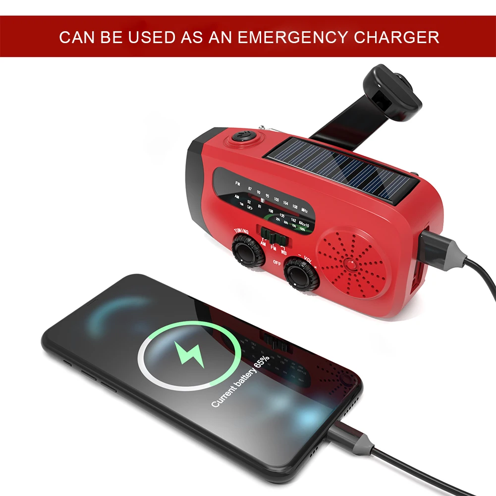 Portable Emergency Crank Radio - Emergency Radio Solar のレビューと価格