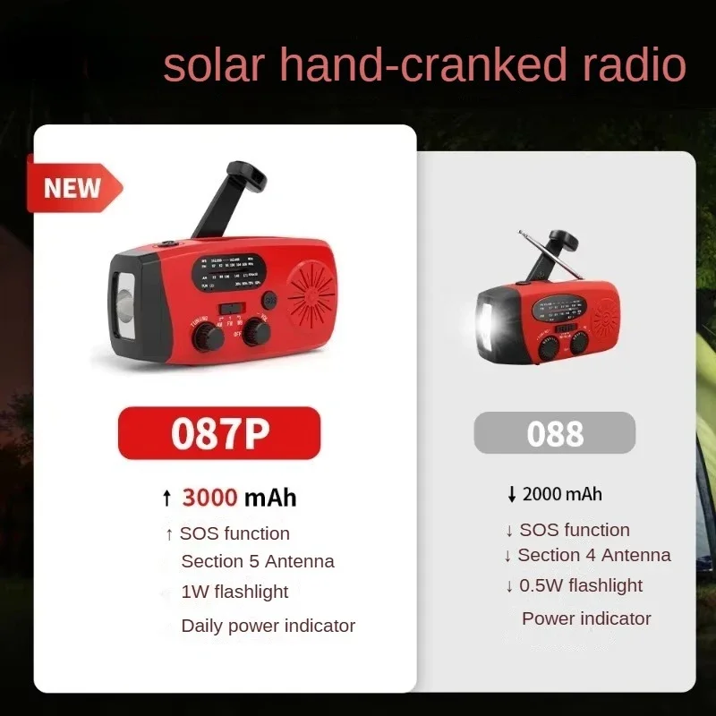 Portable Multifunctional Handh - Emergency Radio Solar のレビューと価格
