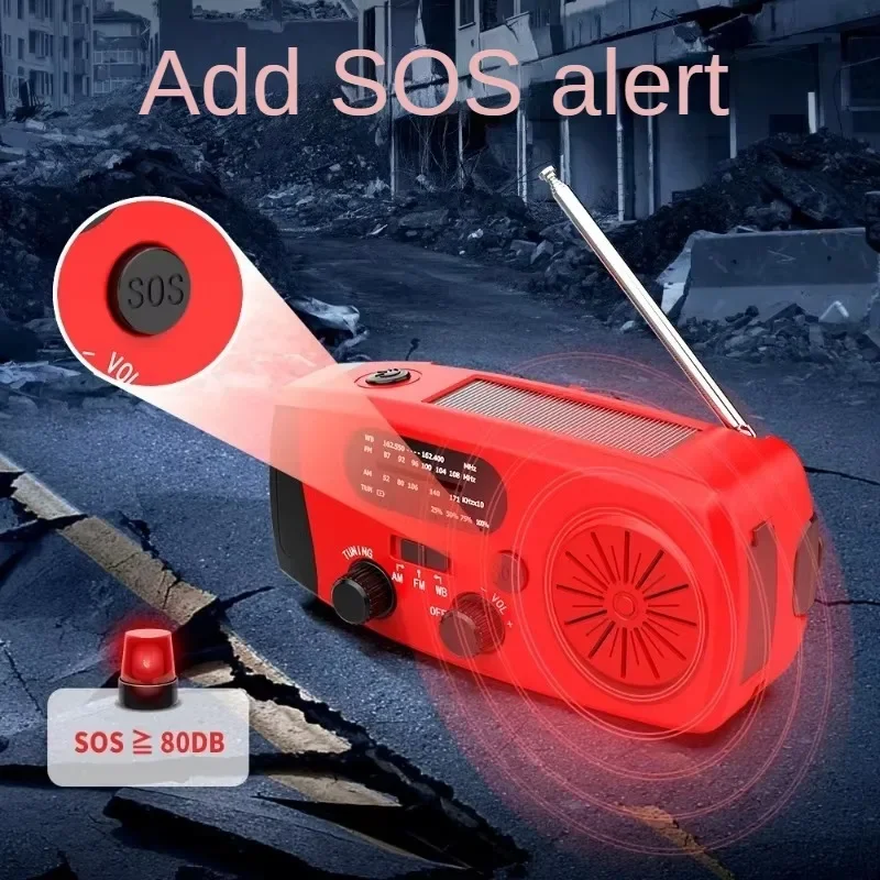 Portable Multifunctional Handh - Emergency Radio Solar のレビューと価格