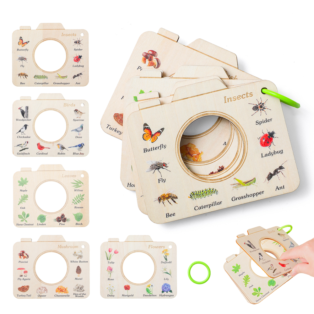 Wooden Camera Shape Nature Cog - Outdoor Adventure Kit For Kids のレビューと価格