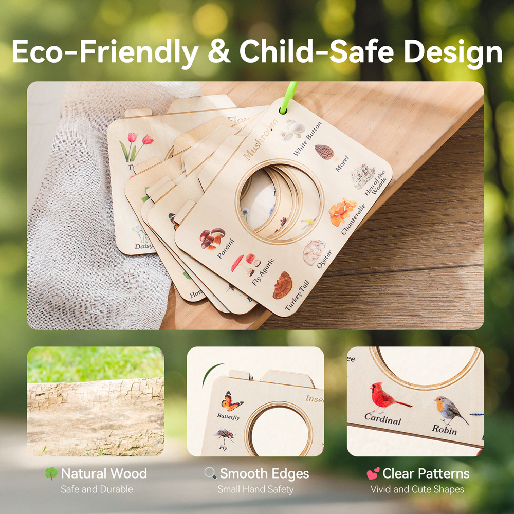 Wooden Camera Shape Nature Cog - Outdoor Adventure Kit For Kids のレビューと価格