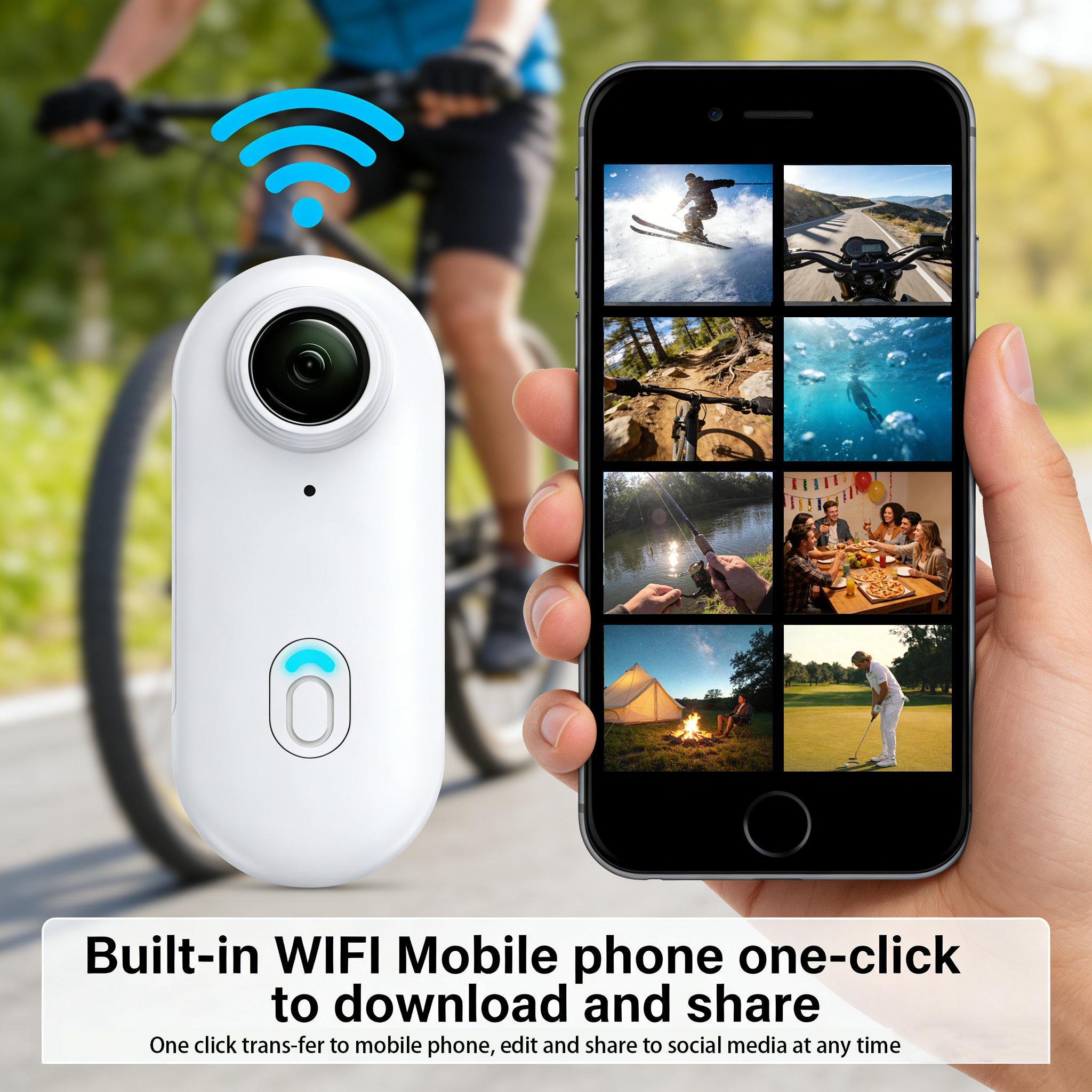 4K Anti Shake Action Camera 10 - Outdoor Adventure Video のレビューと価格