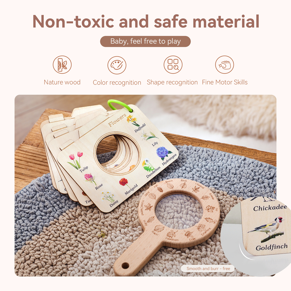 Wooden Magnifying Glass and Ca - Outdoor Adventure Kit For Kids のレビューと価格
