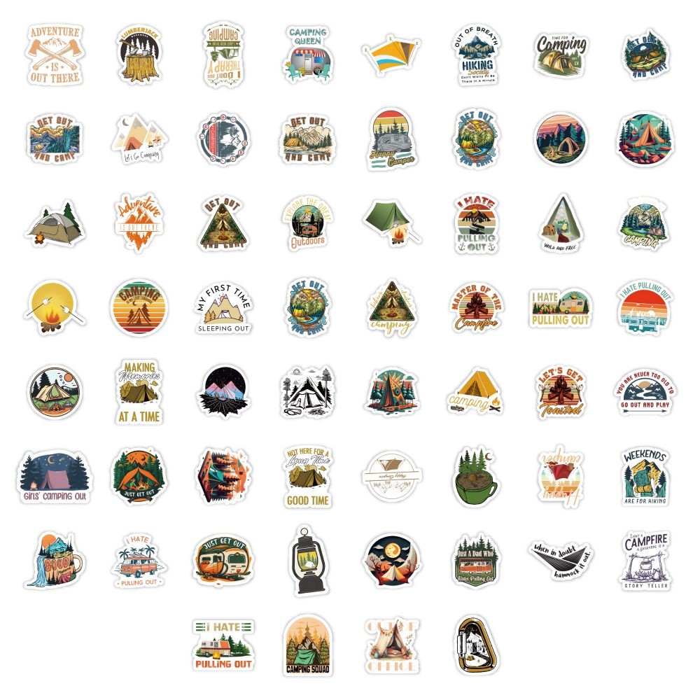 60Pcs Outdoor Camping Style B  - Outdoor Adventure Stores のレビューと価格