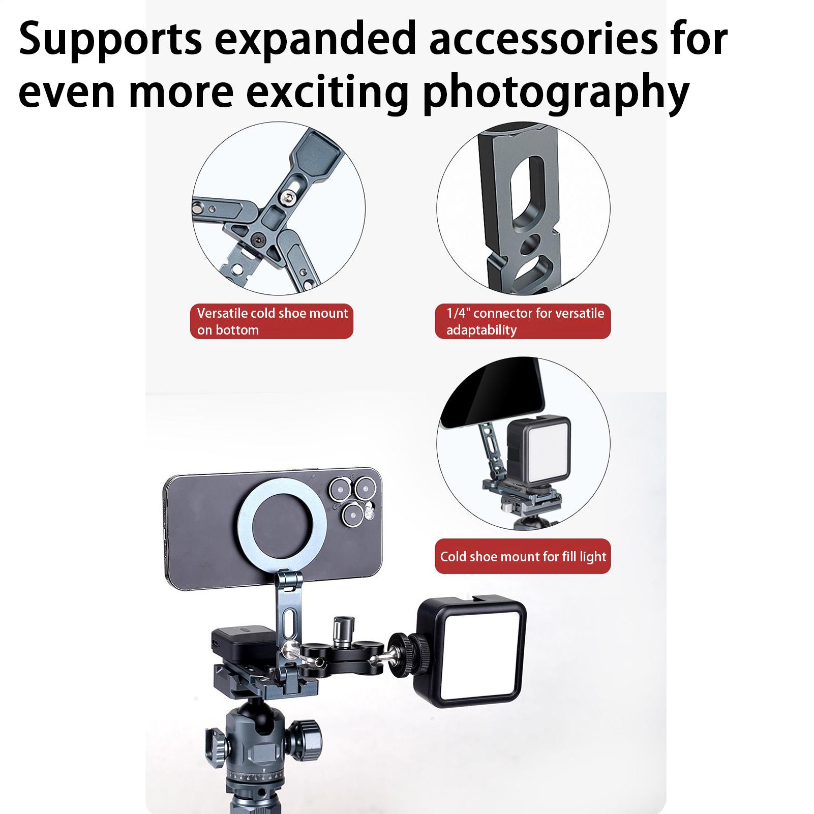 Magnetic Phone Tripod Mount Fo - Outdoor Adventure Degree のレビューと価格