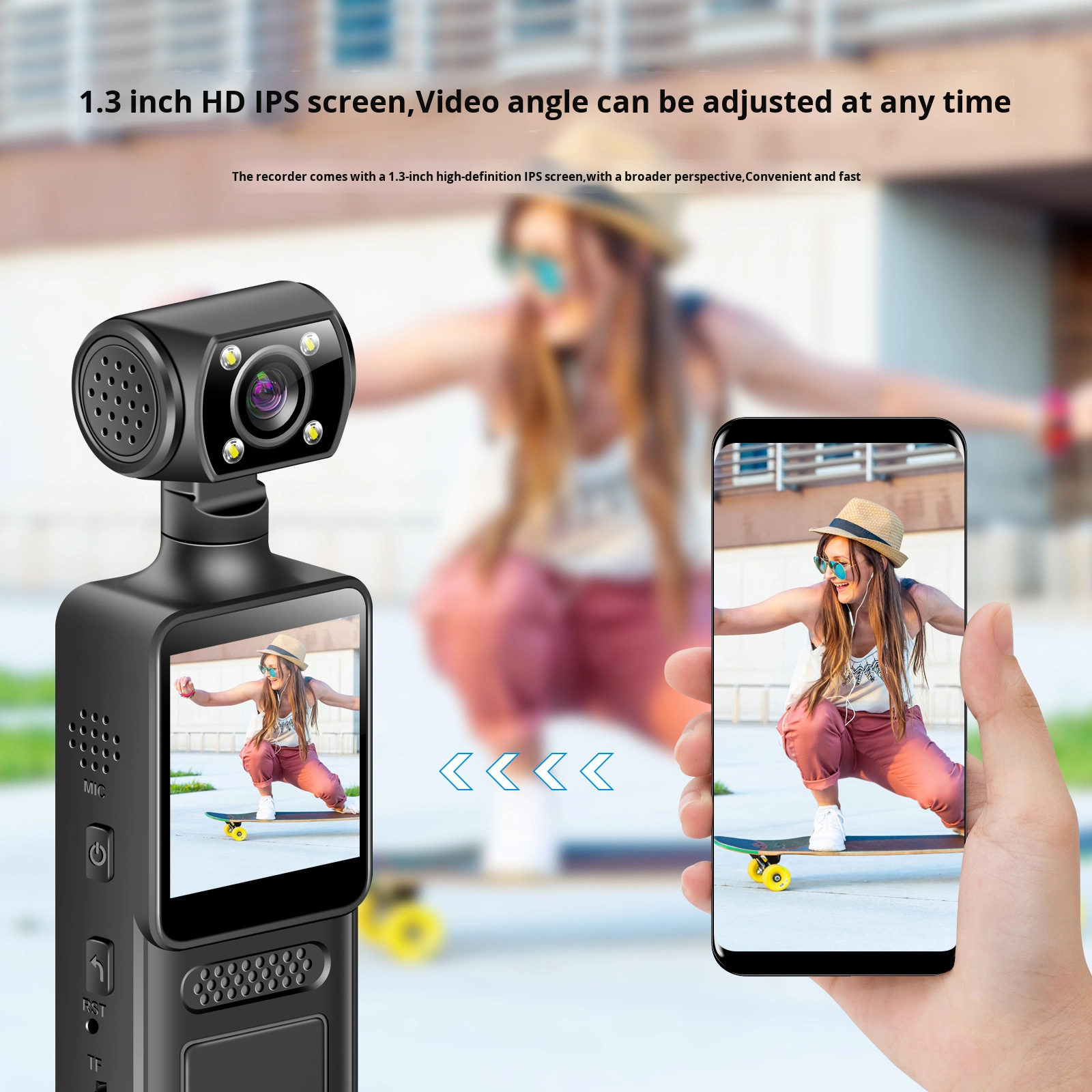Portable HD WiFi Body-Worn Cam - Outdoor Adventure Video のレビューと価格