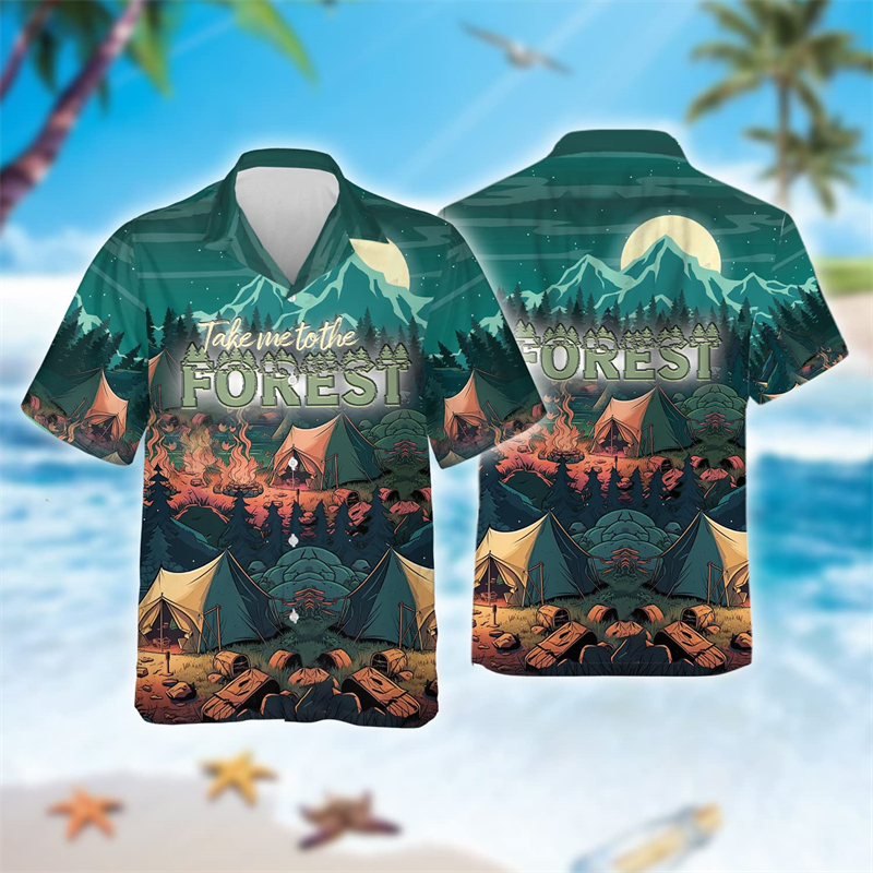 Camping Club 3D Print Beach Sh - Outdoor Adventure Club のレビューと価格