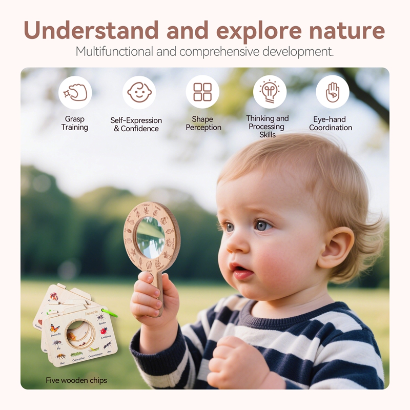 Wooden Montessori Toy Magnifyi - Outdoor Adventure Gifts のレビューと価格