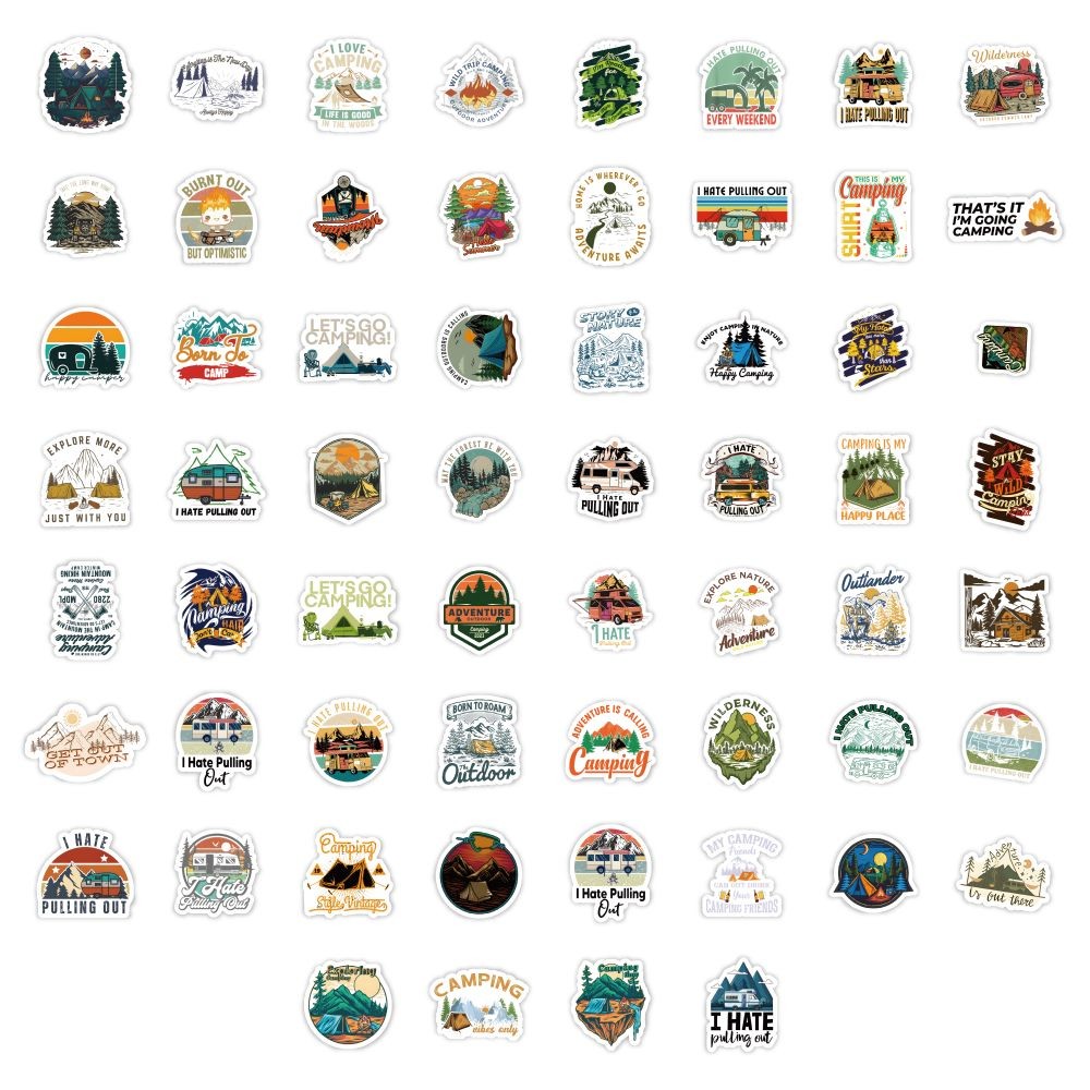 60Pcs Outdoor Camping Style A  - Outdoor Adventure Stores のレビューと価格