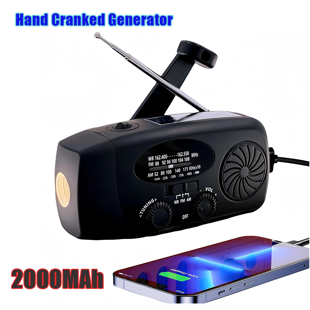 Multifunctional Portable Hand  - Emergency Radio Solar のレビューと価格