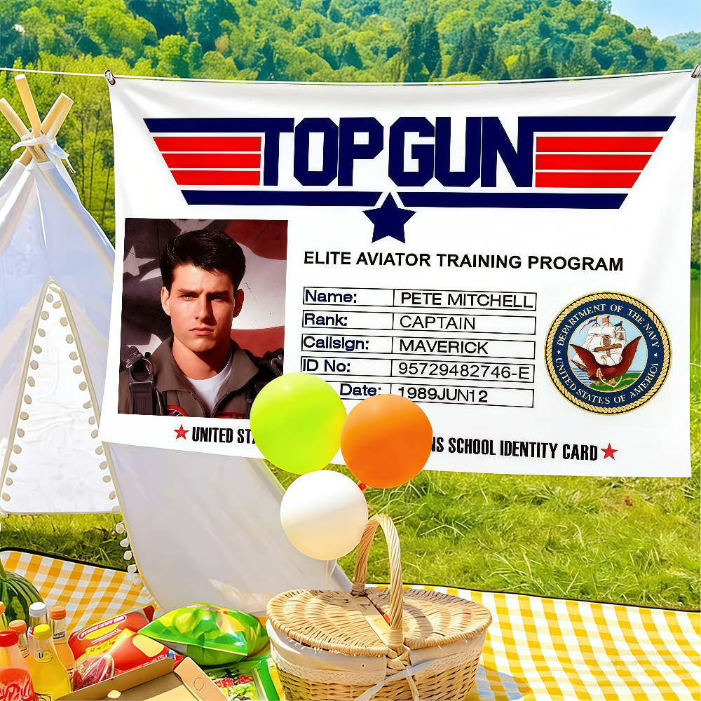 Adventure Movie T-Top Gun flag - Outdoor Adventure Club のレビューと価格