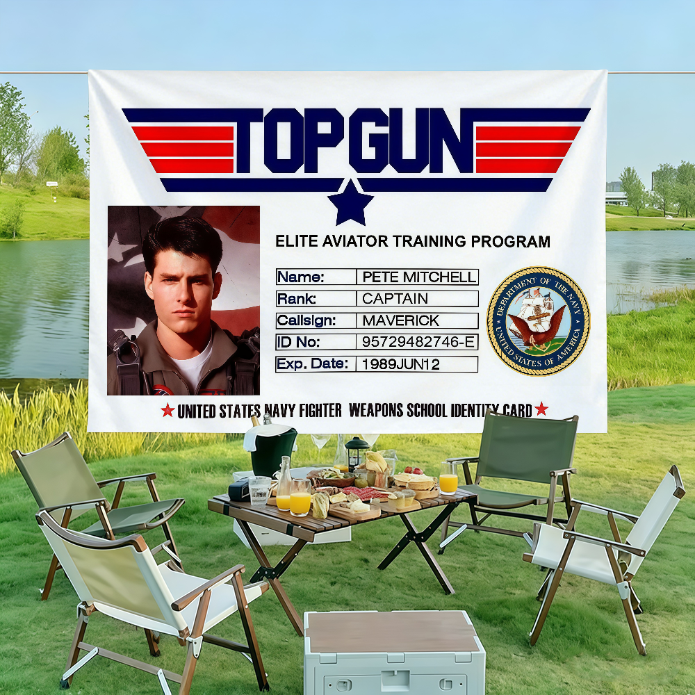 Adventure Movie T-Top Gun flag - Outdoor Adventure Club のレビューと価格