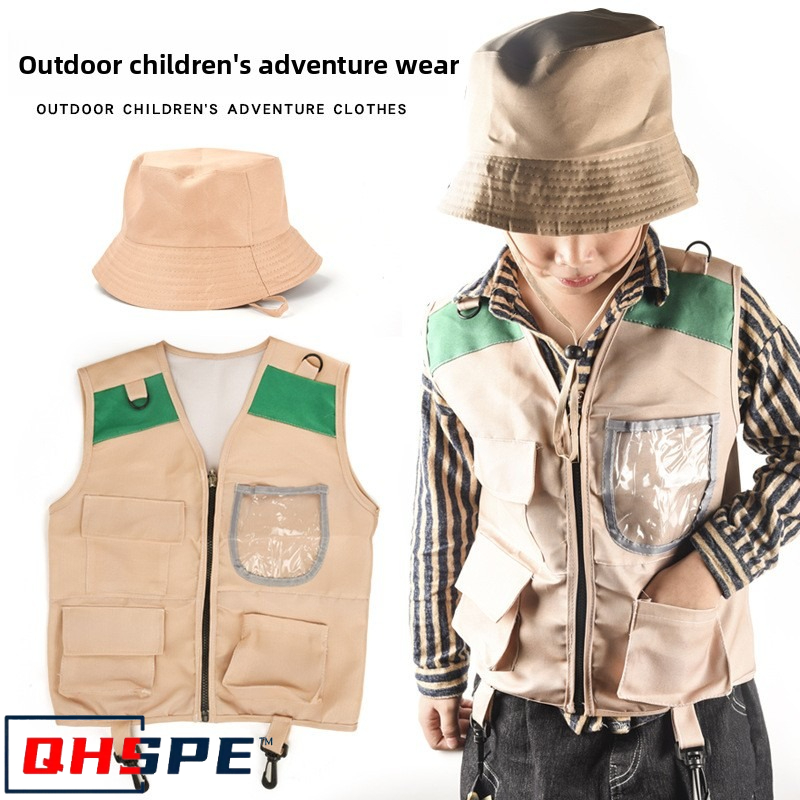 Kids Explorer Vest and Hat Cos - Outdoor Adventure Kit For Boys のレビューと価格